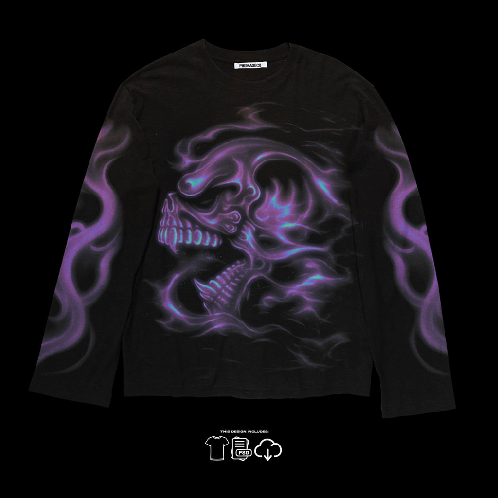 Fire Skull - PREMADE