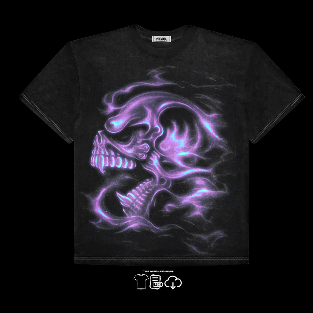 Fire Skull - PREMADE