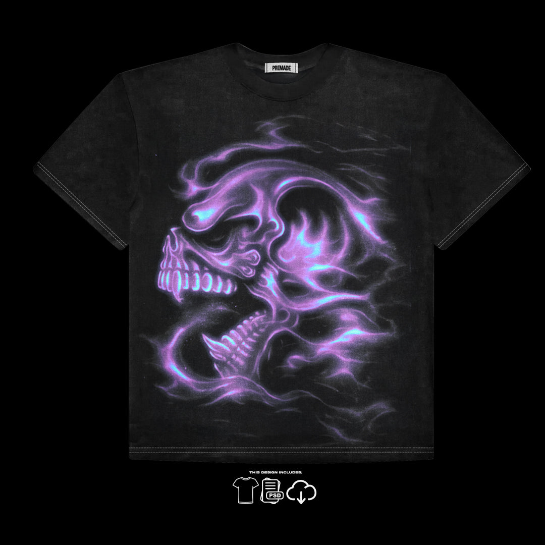 Fire Skull - PREMADE