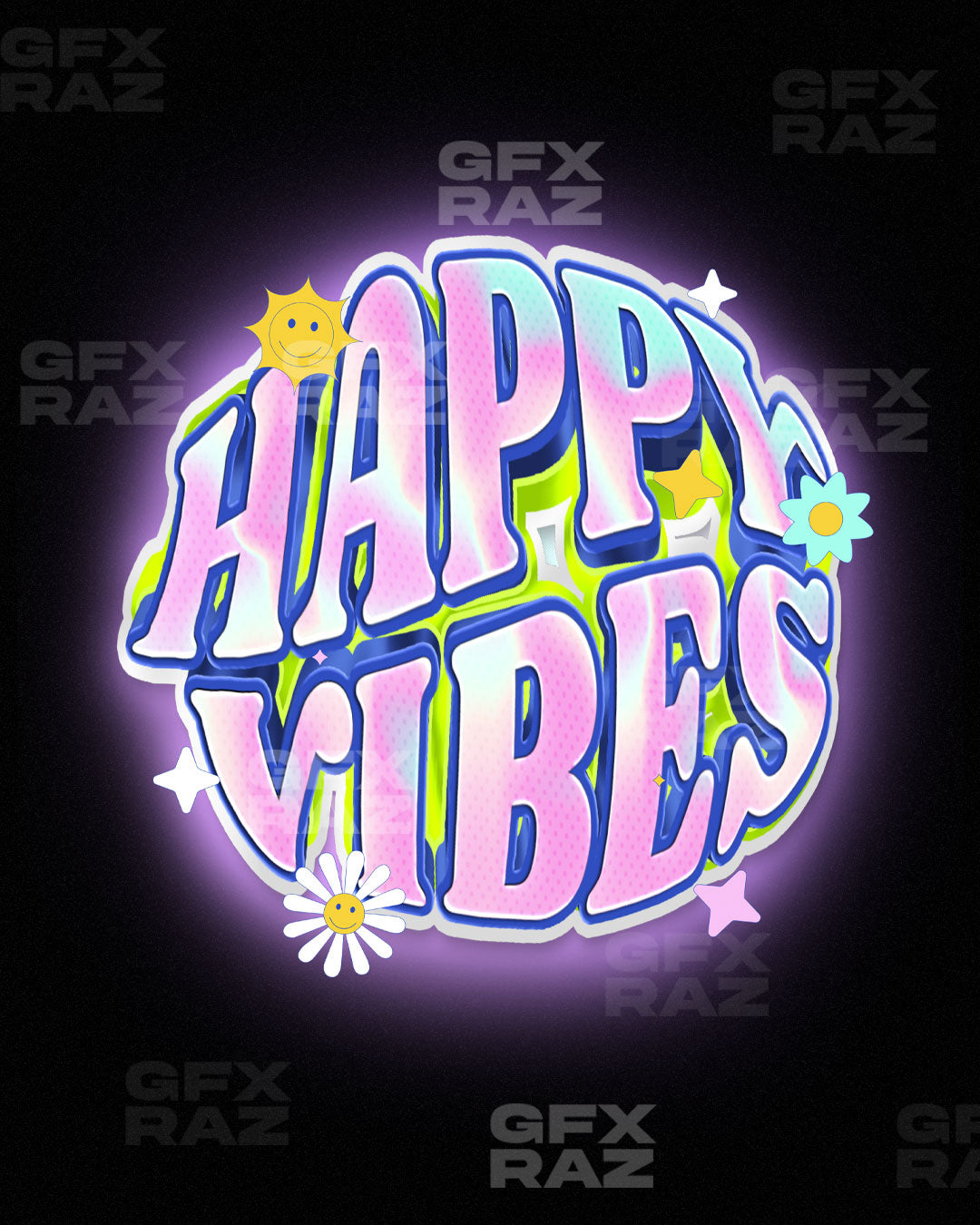 HAPPY VIBES - PREMADE