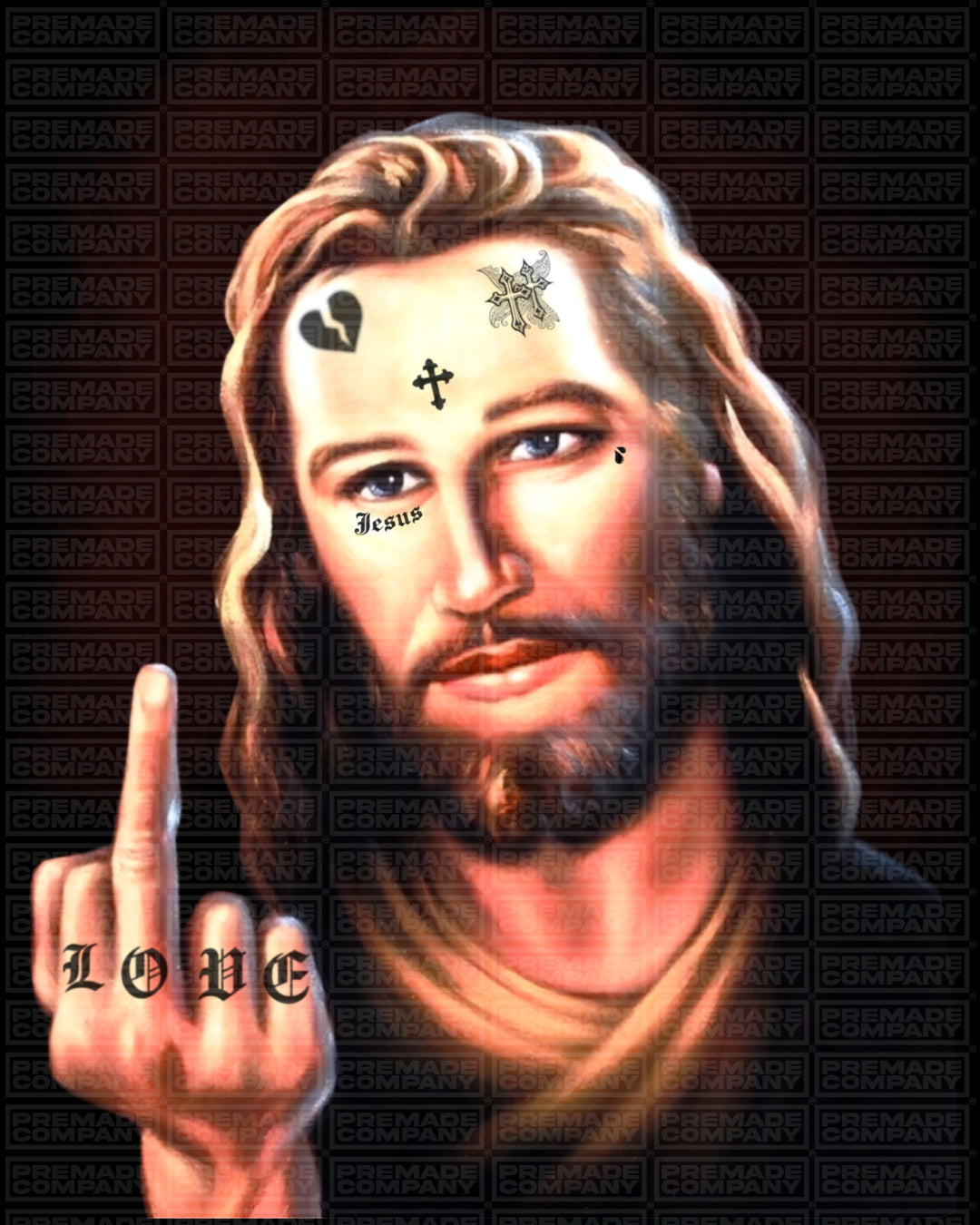JESUS TATTEDD - PREMADE