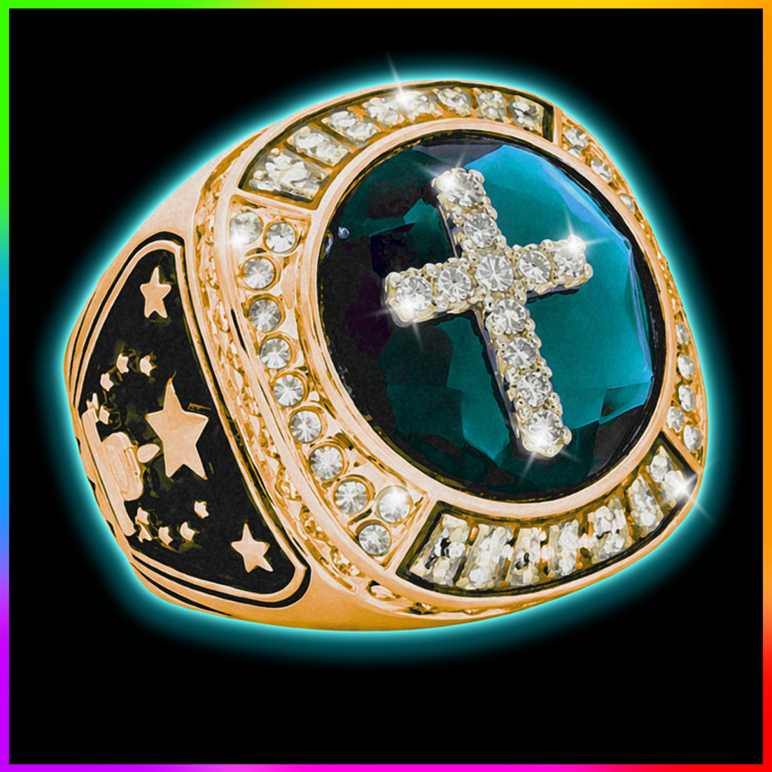CHAMPION RING CROSS - PREMADE
