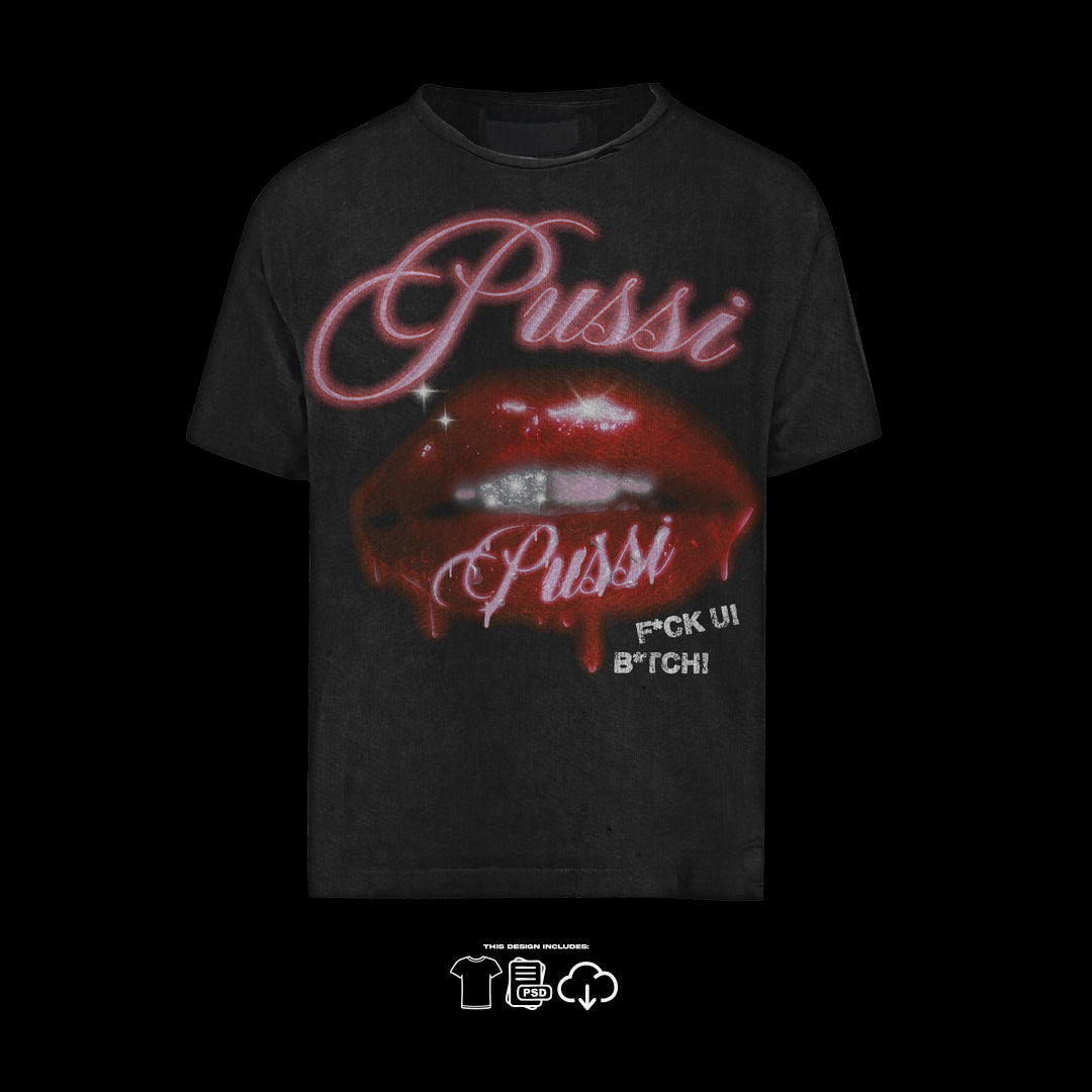 PUSSI LIPS  - PREMADE