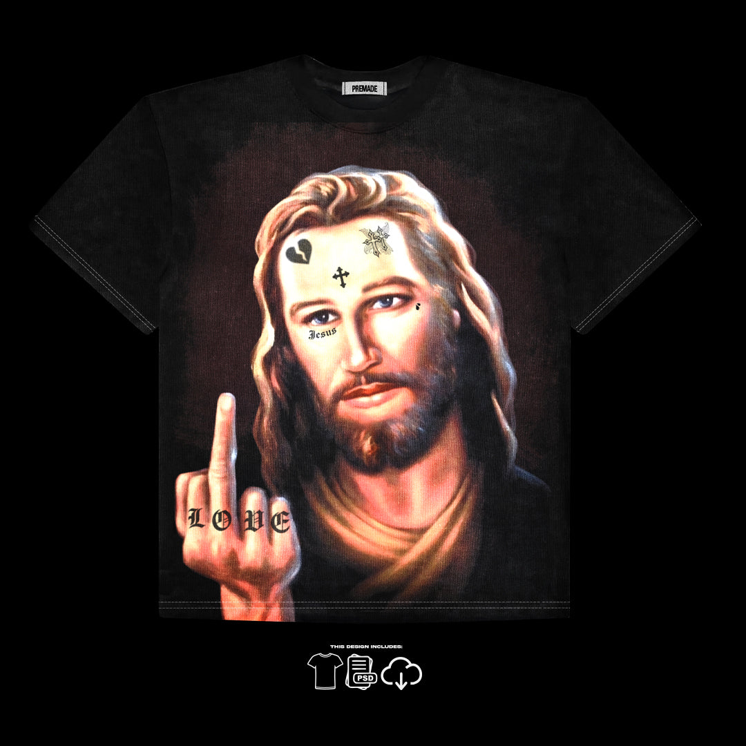 JESUS TATTEDD - PREMADE