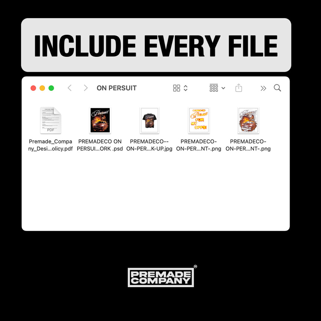 ON PERSUIT  - PREMADE