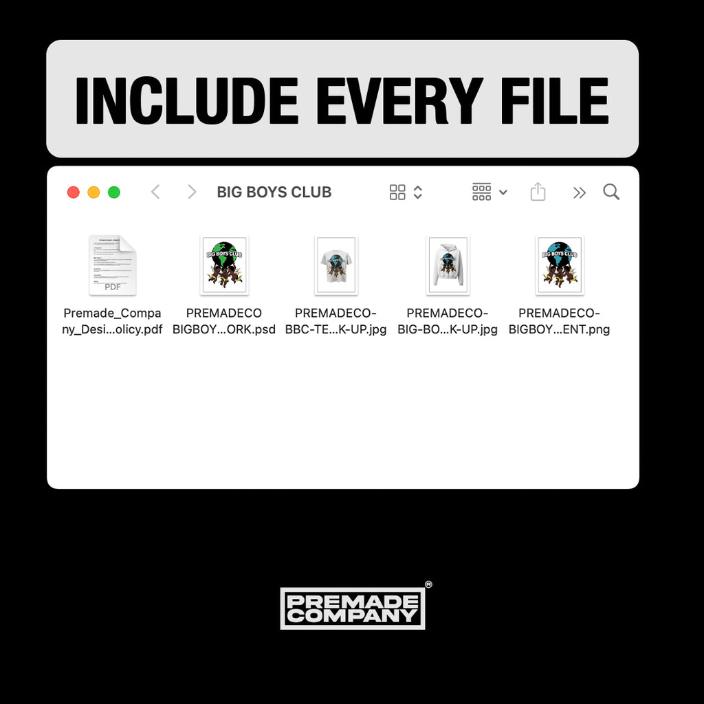 BIG BOYS CLUB - PREMADE