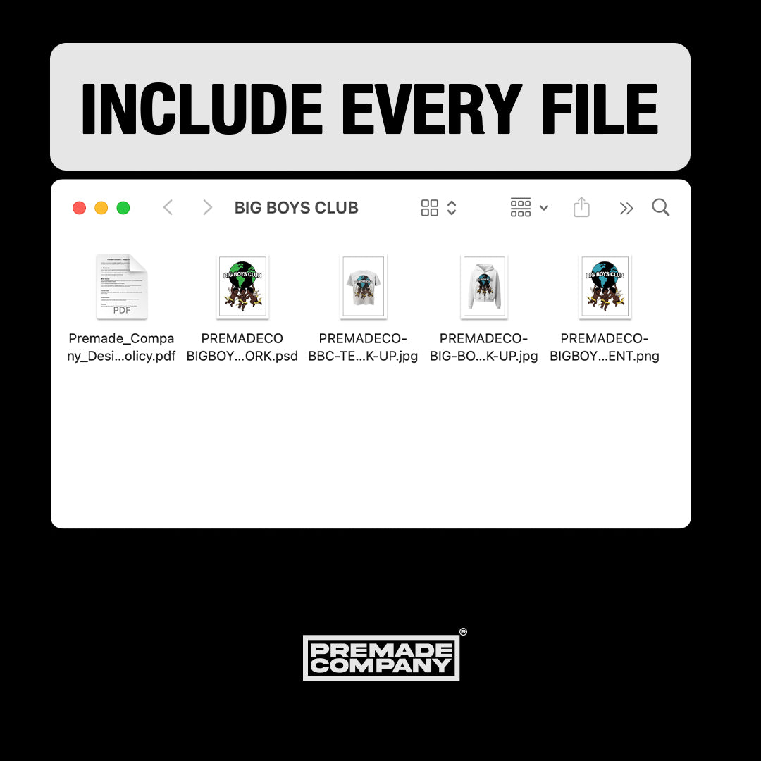 BIG BOYS CLUB - PREMADE