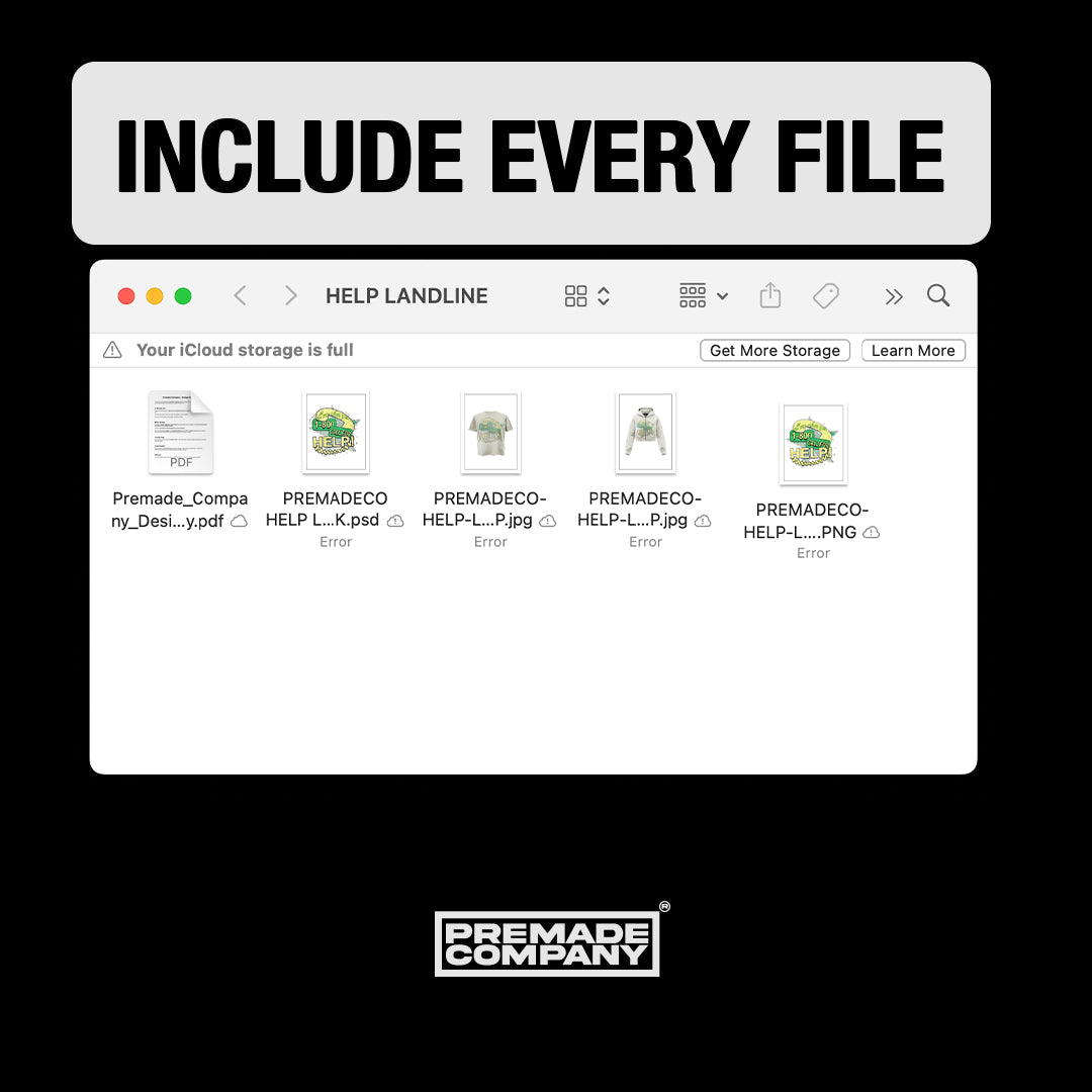 HELP LANDLINE - PREMADE