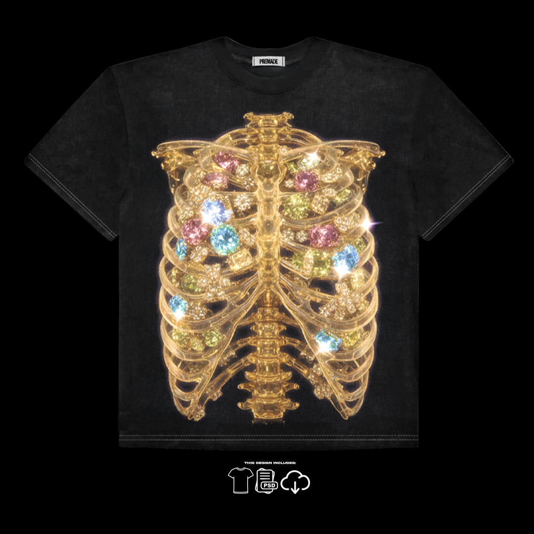 Diamond ribcage - PREMADE