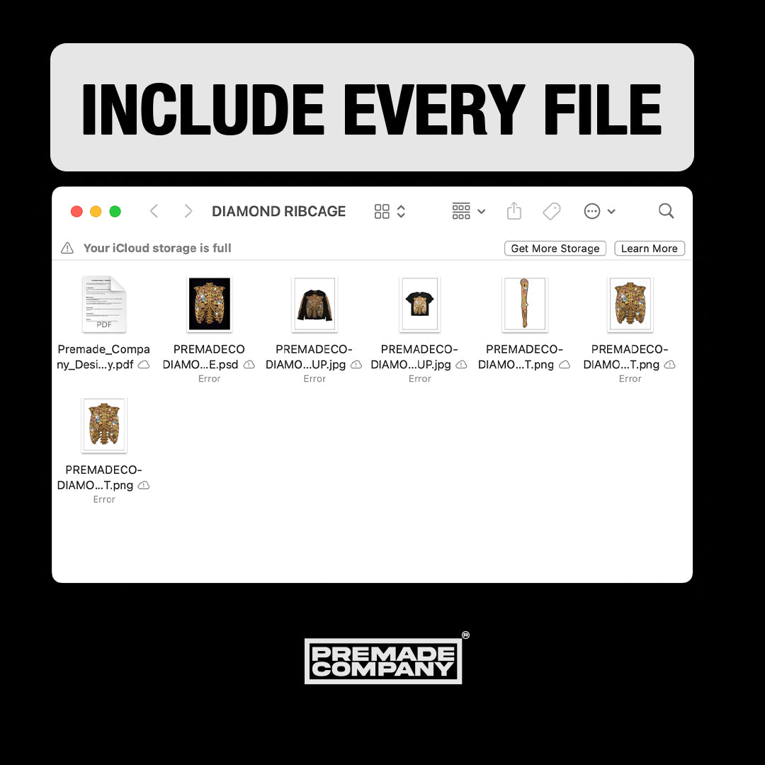 Diamond ribcage - PREMADE