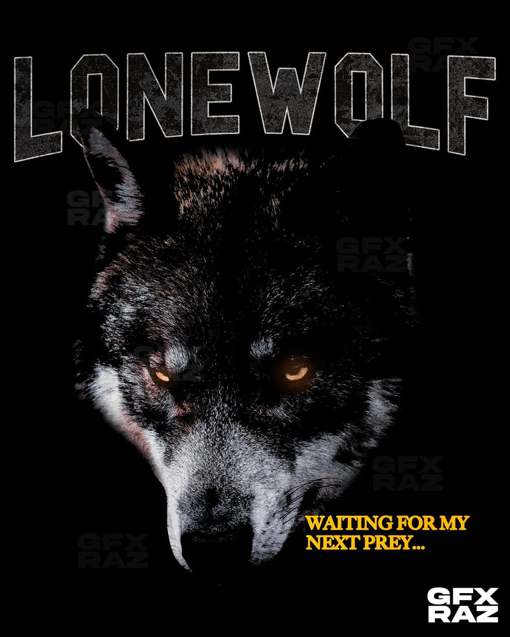 LONE WOLF - PREMADE DESIGN