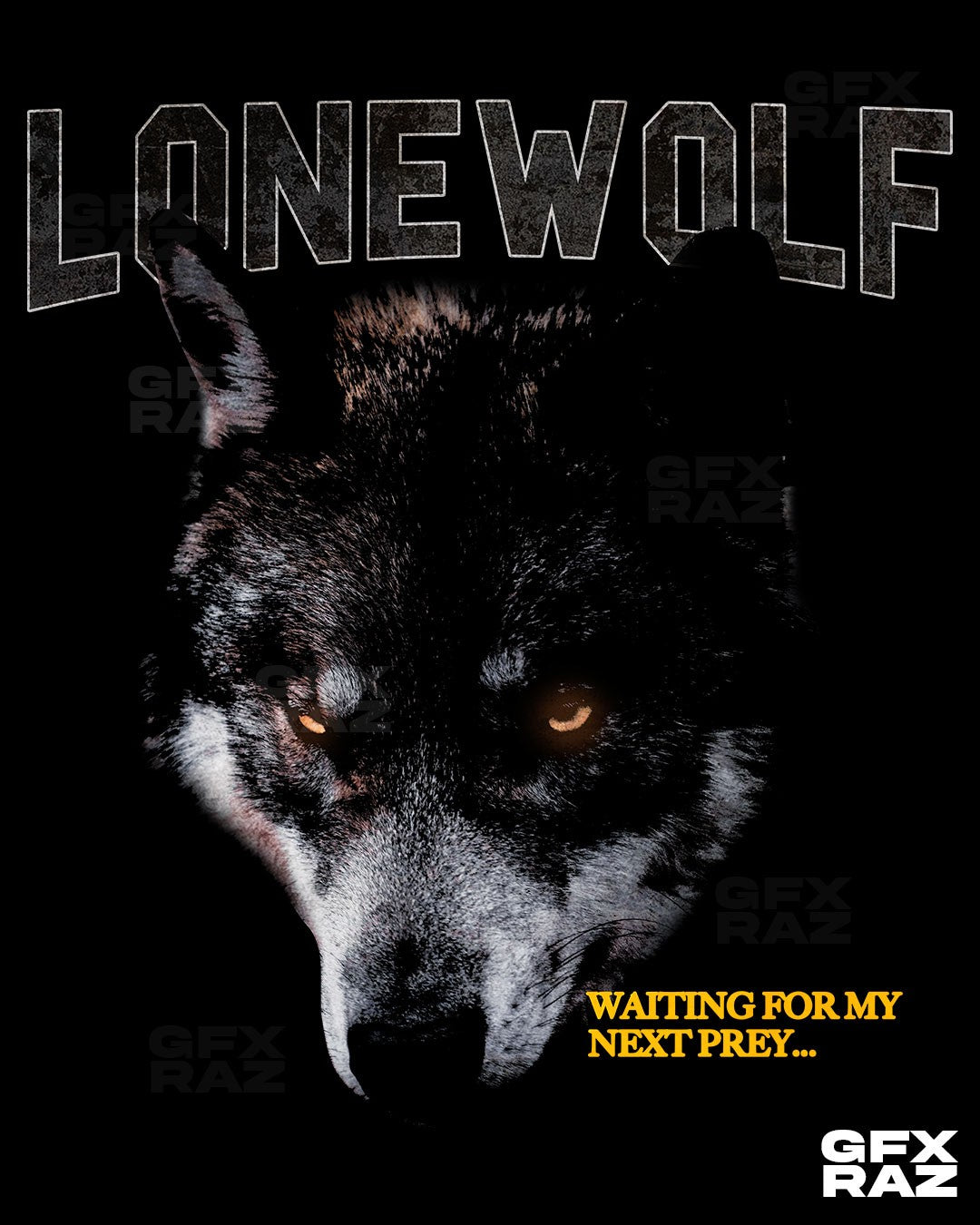 LONE WOLF - PREMADE DESIGN
