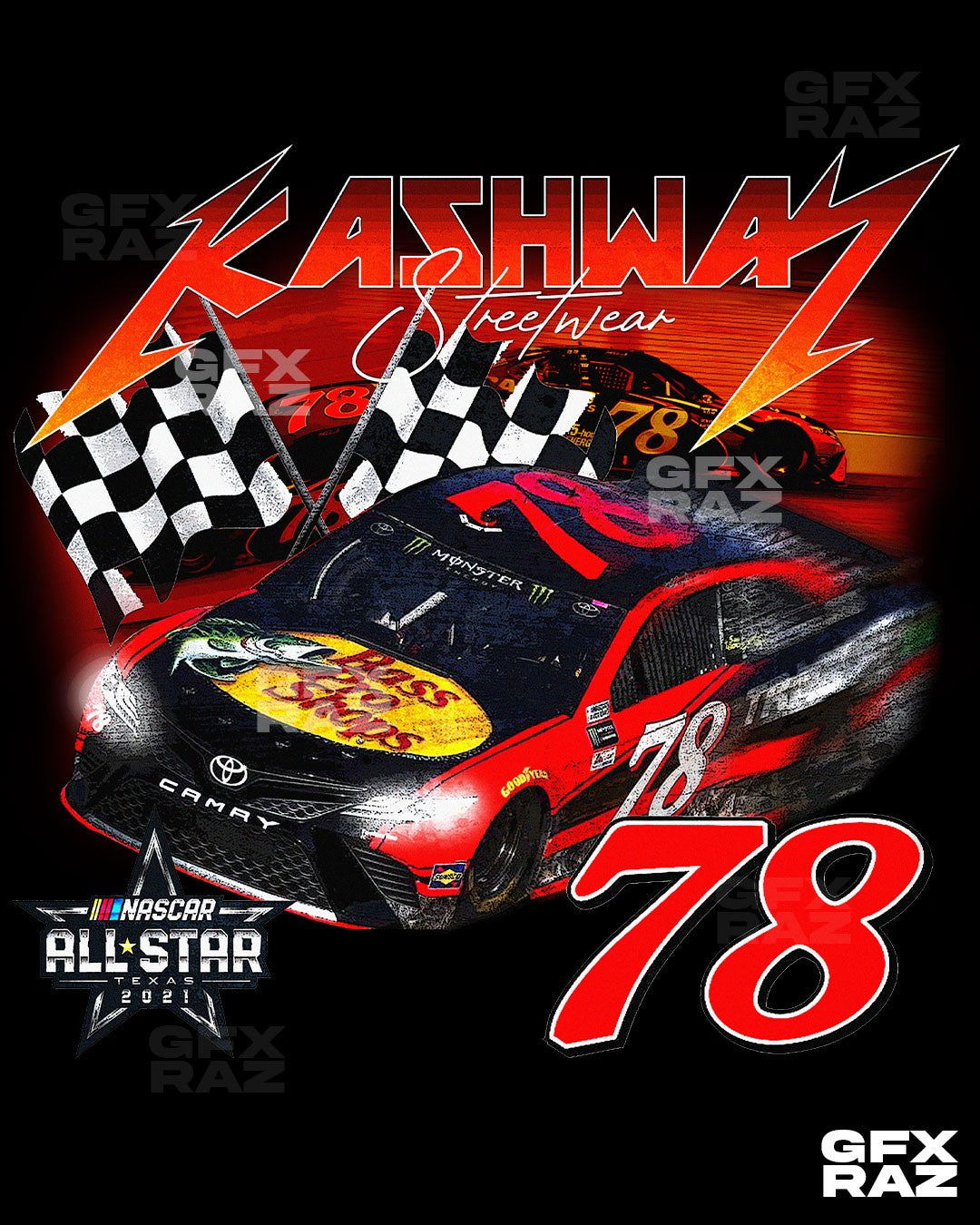 78 NASCAR - PREMADE DESIGN