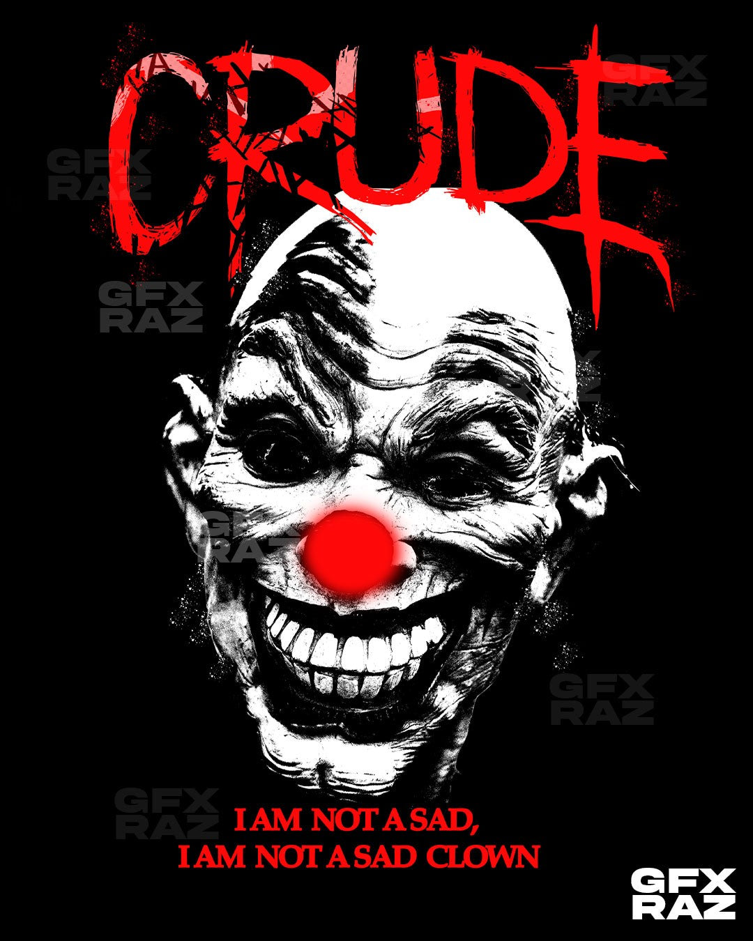 SAD CLOWN - PREMADE DESIGN
