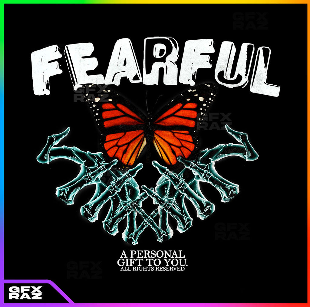 FEARFUL BUTTERFLY - PREMADE DESIGN