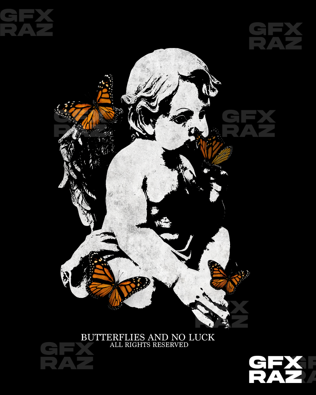 BUTTERFLY NO LUCK - PREMADE