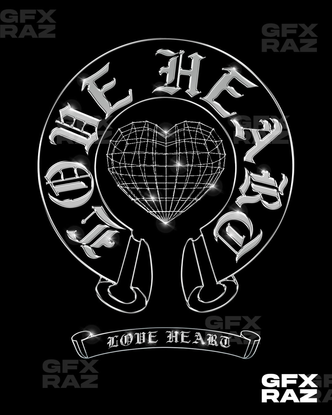 LOVE HEART - PREMADE