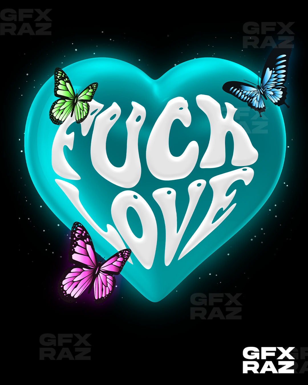 BUTTERFLY & LOVE - PREMADE