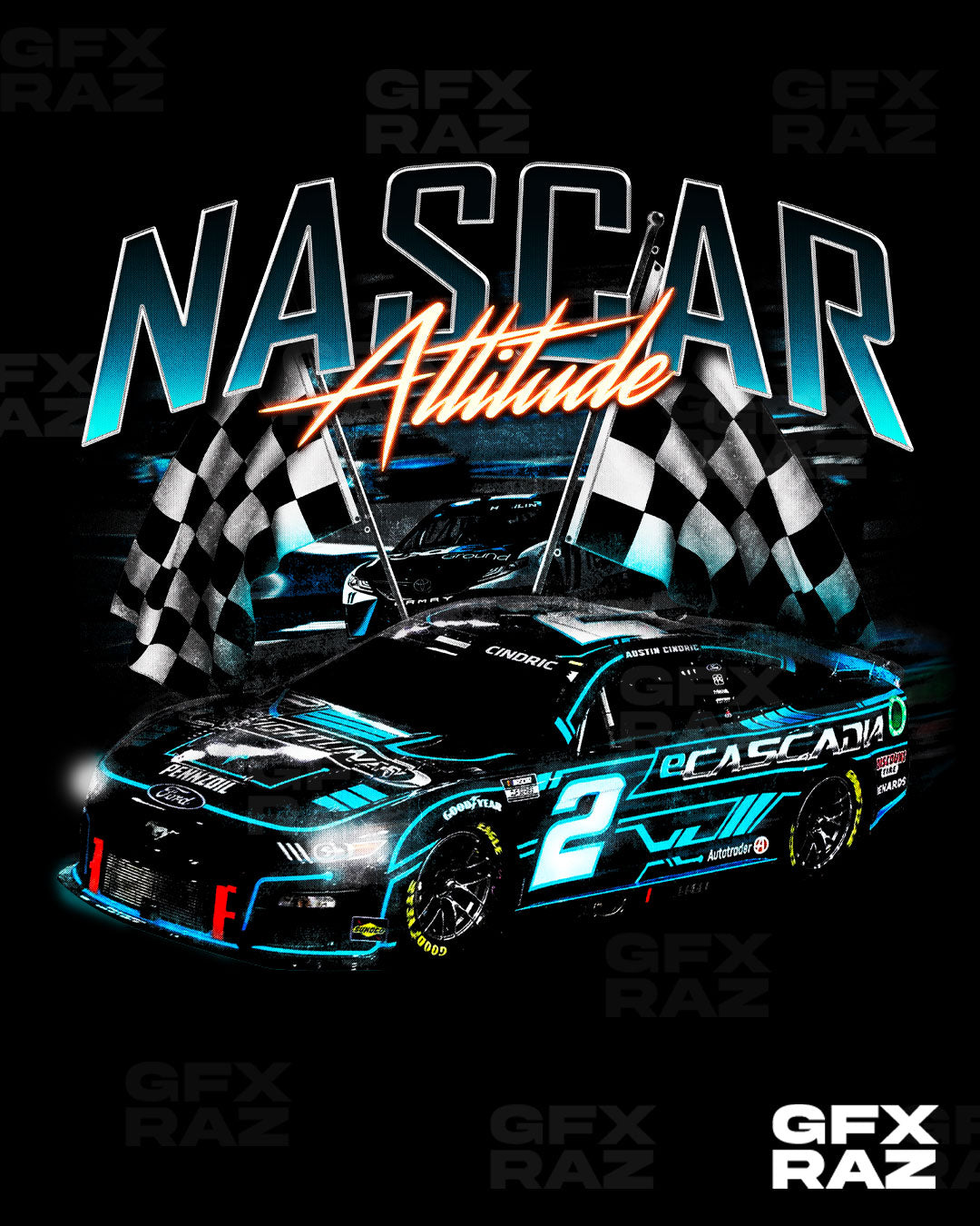 NASCAR Attitude - PREMADE