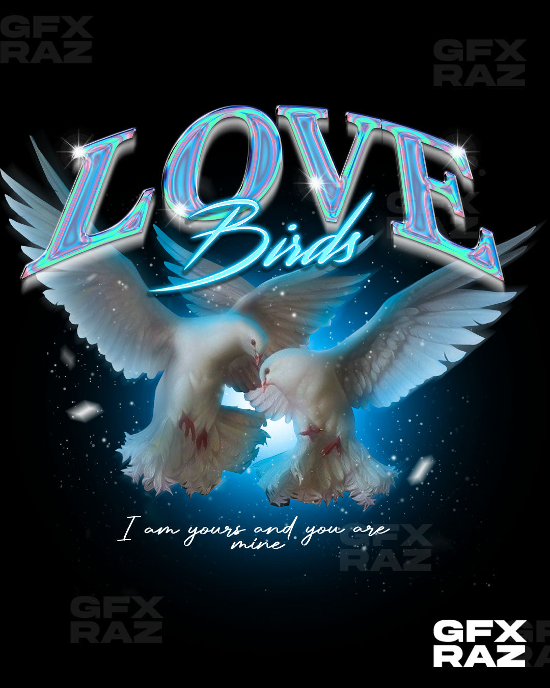LOVE BIRDS - PREMADE