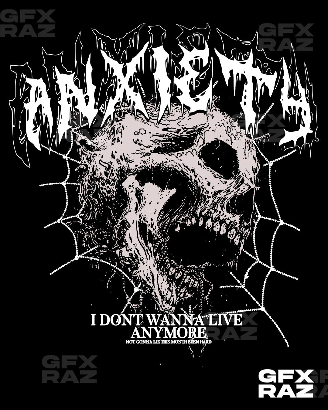 ANXIETY IS REAL - PREMADE