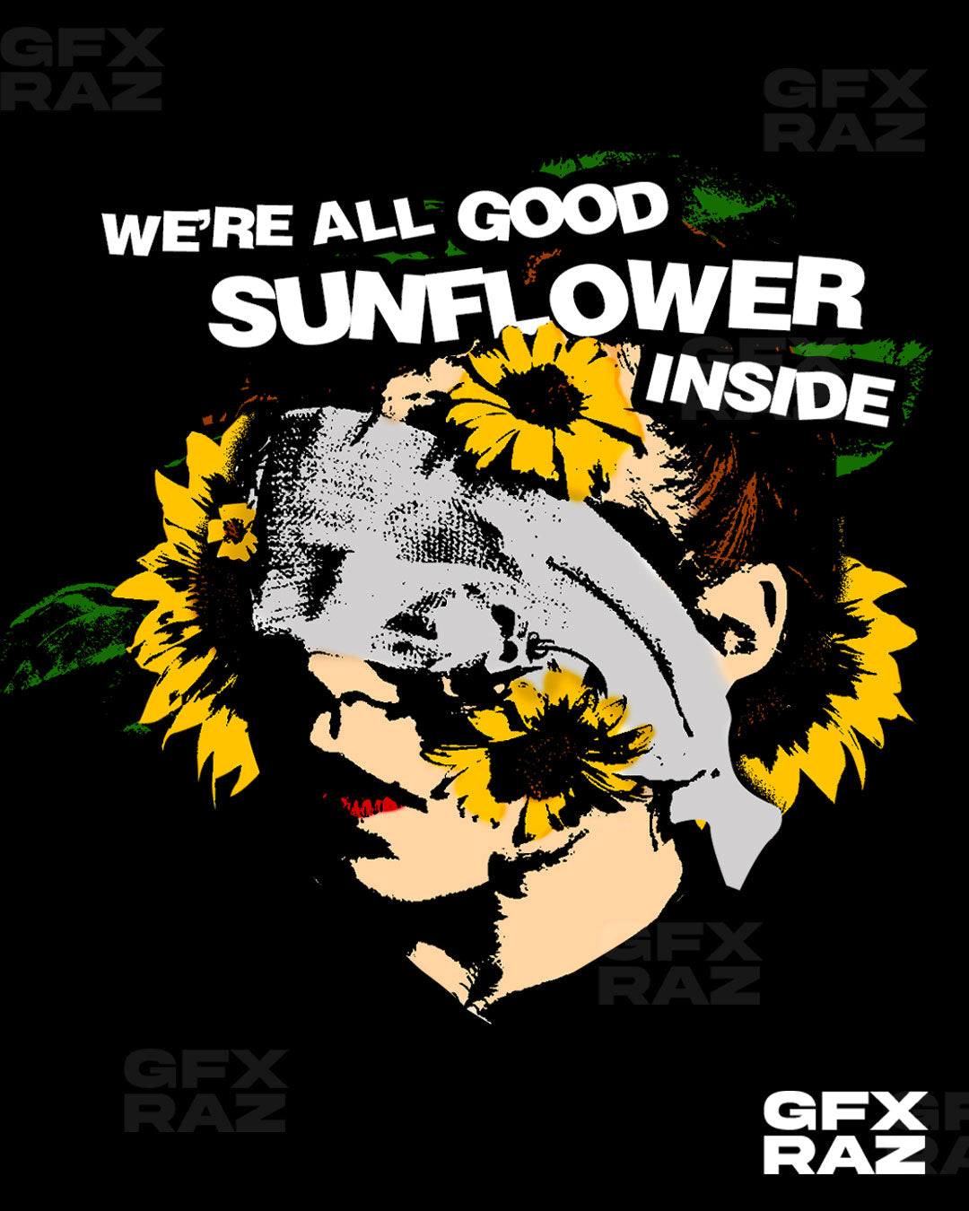 SUNFLOWER INSIDE - PREMADE