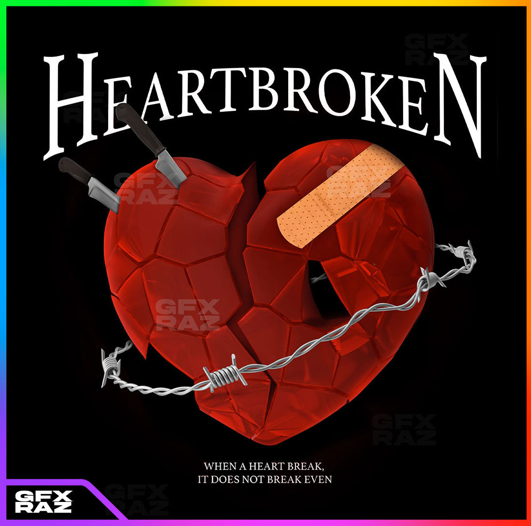 HEARTBROKEN GRAPHIC - PREMADE