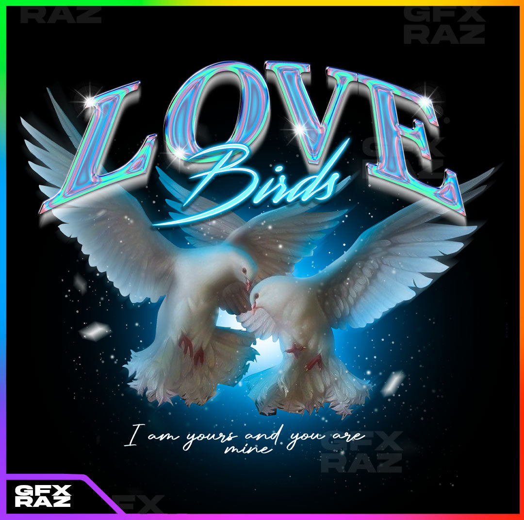 LOVE BIRDS - PREMADE