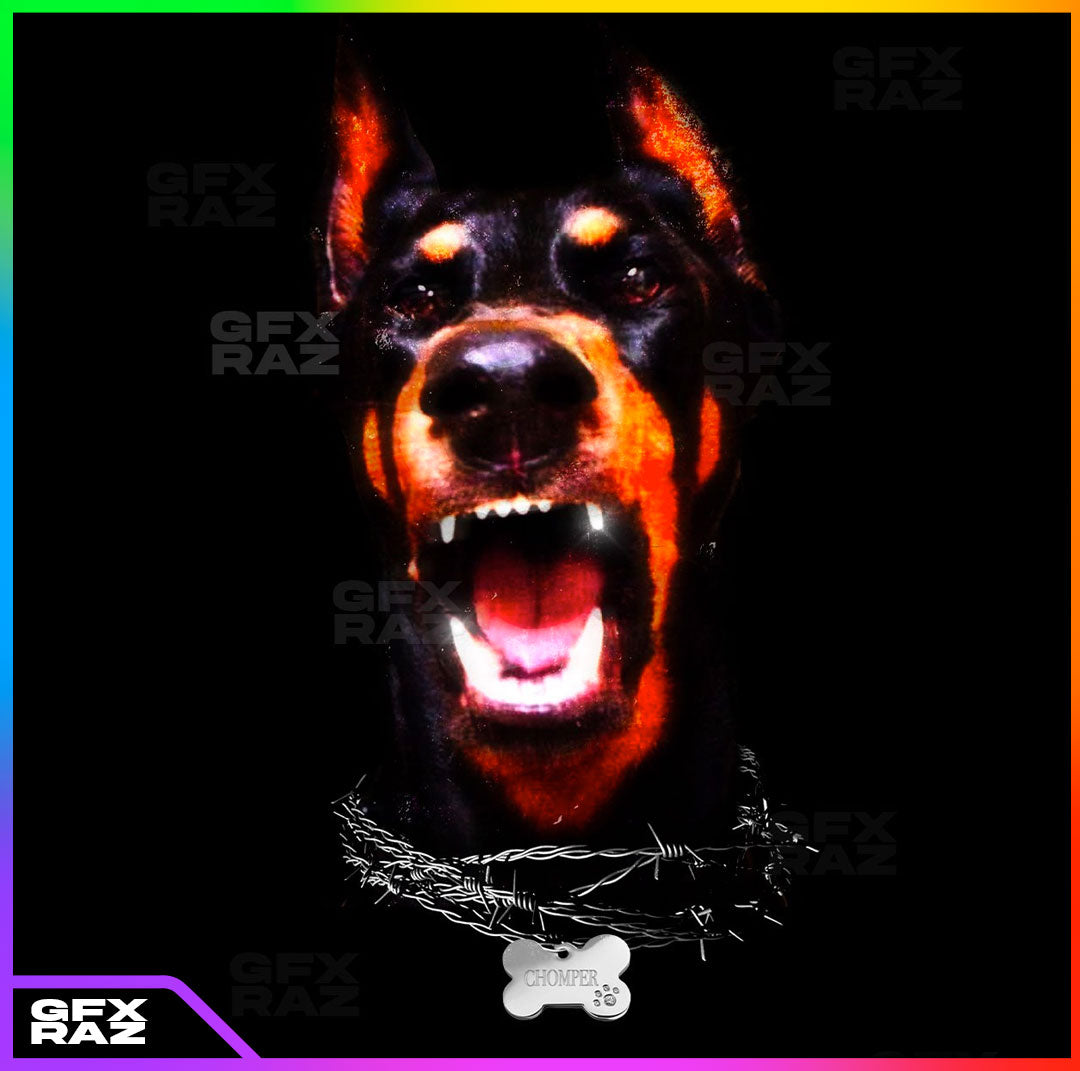 CHOMPER GRAPHIC - PREMADE DESIGN