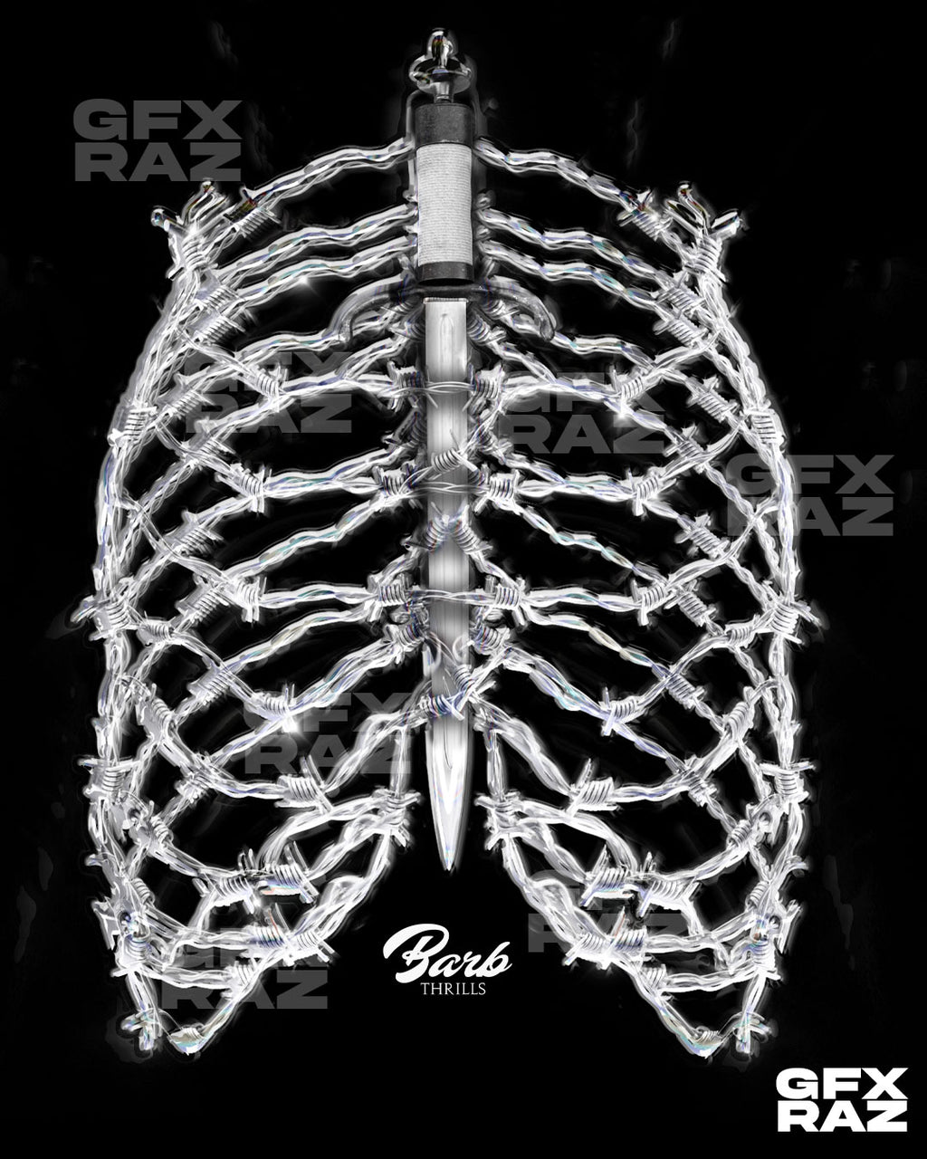 BARB RIBCAGE - PREMADE