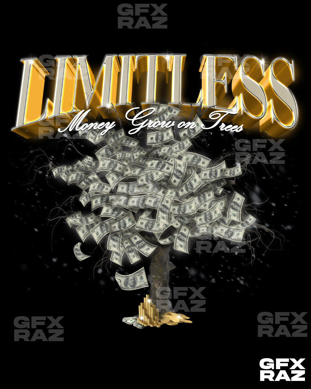 MONEY GROWS ON TREES - PREMADE